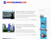 Tablet Screenshot of mitraasuransi.com